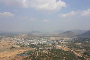 Photo of Pushka town taken from Savitri Temple