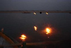 photo of river and bank in Varanasi