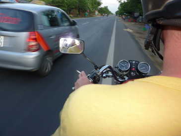 Photograph of the bike ride